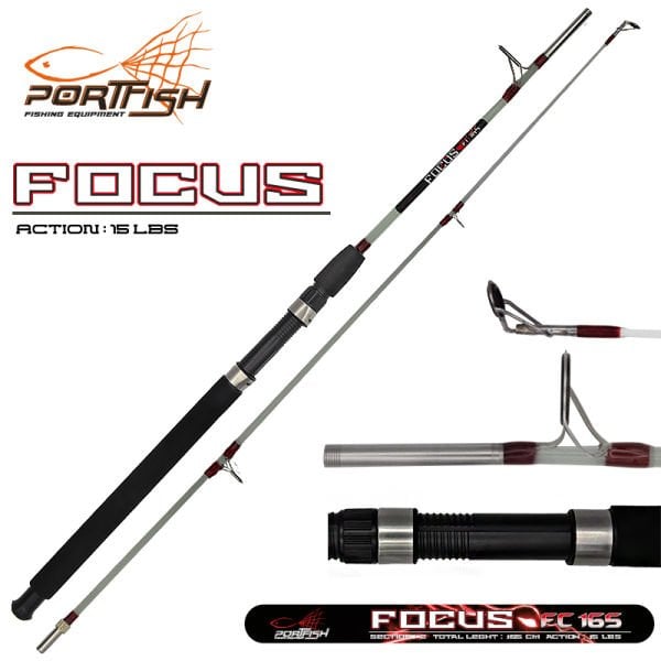 Portfish Focus 270 cm Vidalı Dolgu Tekne Kamışı 15 lbs
