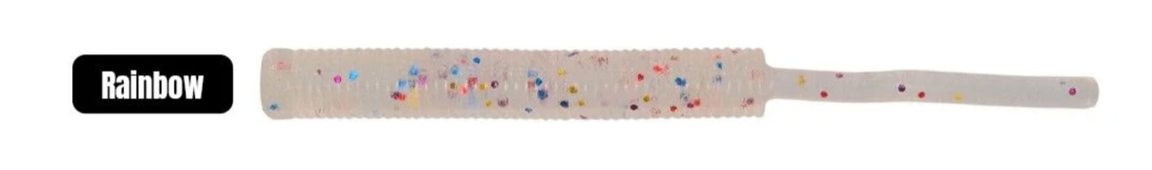 Effe Baby Worm Rainbow 5.2 cm Silikon LRF Yemi 12 Adet
