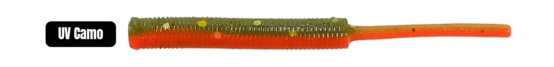 Effe Baby Worm UV Camo 5.2 cm Silikon LRF Yemi 12 Adet