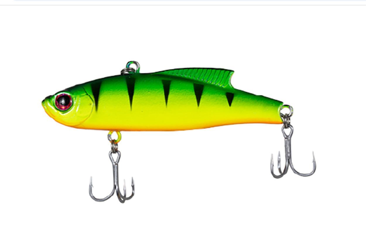 Ryuji Rock Vib Fire Tiger 9 cm 38g Sinking Maket Vibrasyon