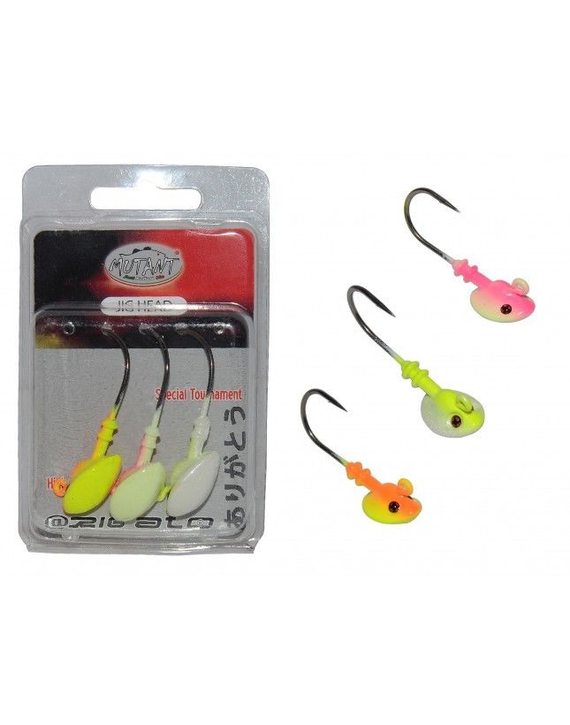 Mutant 6411 Jig Head Rigato Stunner 3'lü Mix Set 14 gr
