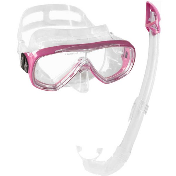 Cressi Onda Maske Mexico Şnorkel Seti CLEAR-PINK