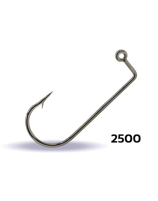 Youvella 2500 Jig Head İğnesi Delikli Uzun 100lü Kutu Nikel