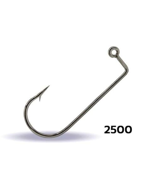 Youvella 2500 Jig Head İğnesi Delikli Uzun 100lü Kutu Nikel