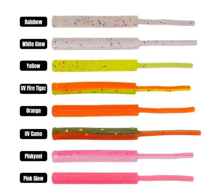 Effe Baby Worm Mix Karışık Renkli 5.2 cm Silikon LRF Yemi 12 Adet