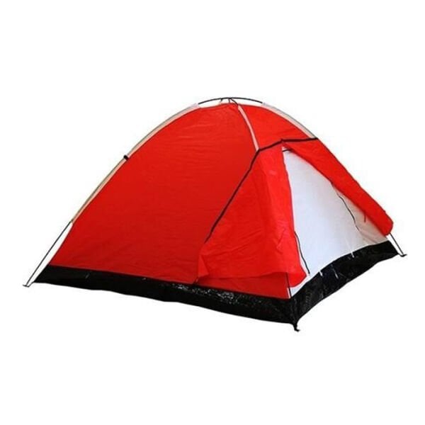 S. DFT 3 Kişi Tek Kat Kırmızı Çadır 220x200+70x130cm