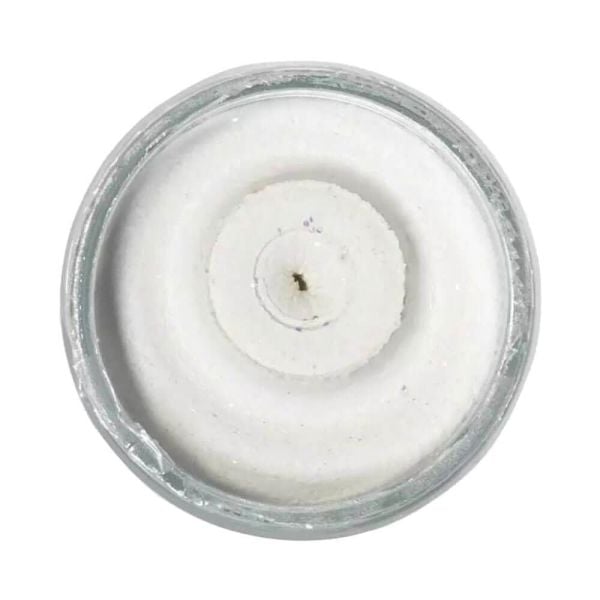 Berkley Powerbait Natural Glitter Trout Bait Garlic Sahte Yemi WHITE - 50 GR