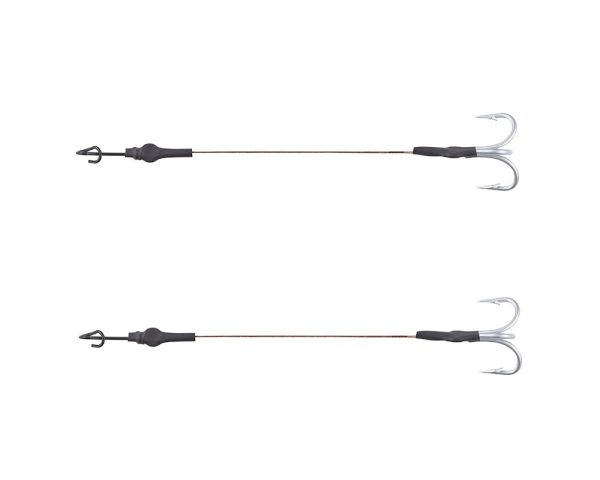 Balzer 13936 Silikon Yemler İçin Çelik Telli Rigs 2'li Paket 17 cm