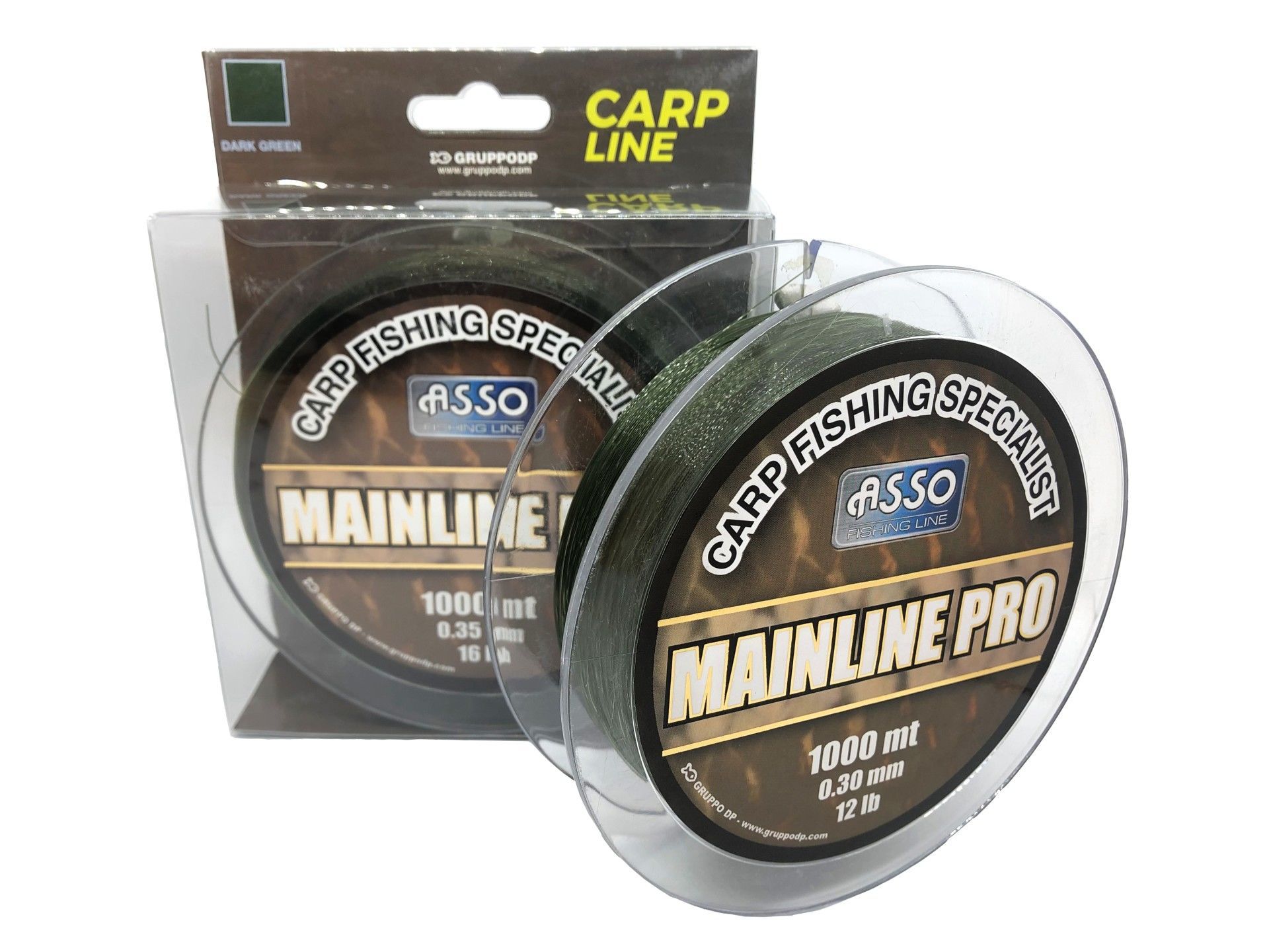 Asso Mainline Pro Special Carp Fishing Line 1.000mt Dark Green 0.30 mm