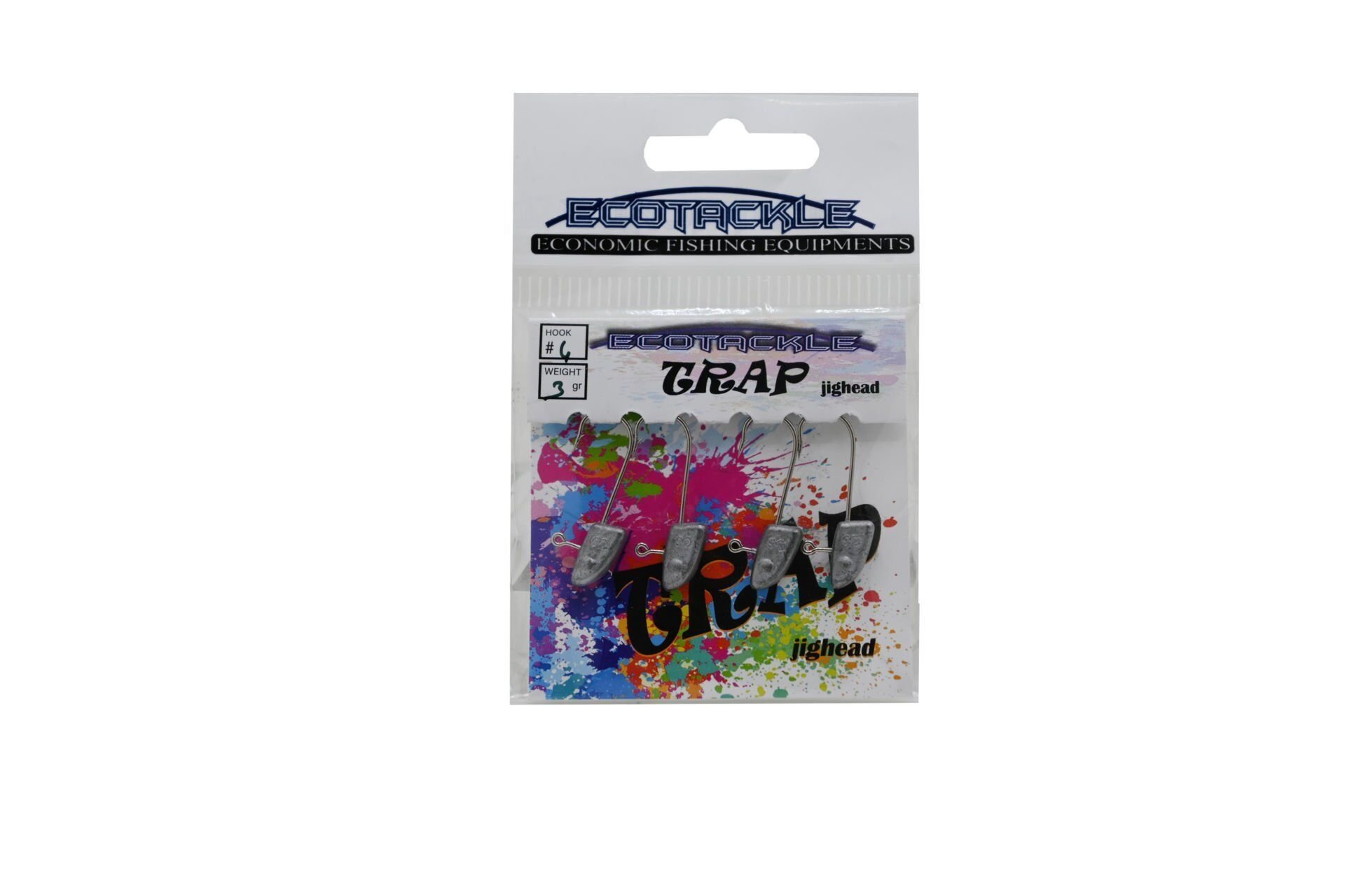 ECOTACKLE TRAP LRF JIGHEAD  4P