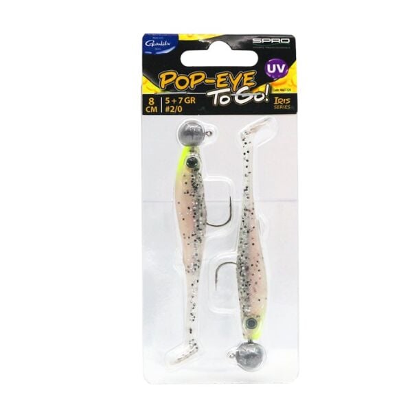 SPRO Pop-Eye To Go 8cm Soft Yem UV Salt&Pepper 5+7g 1/2