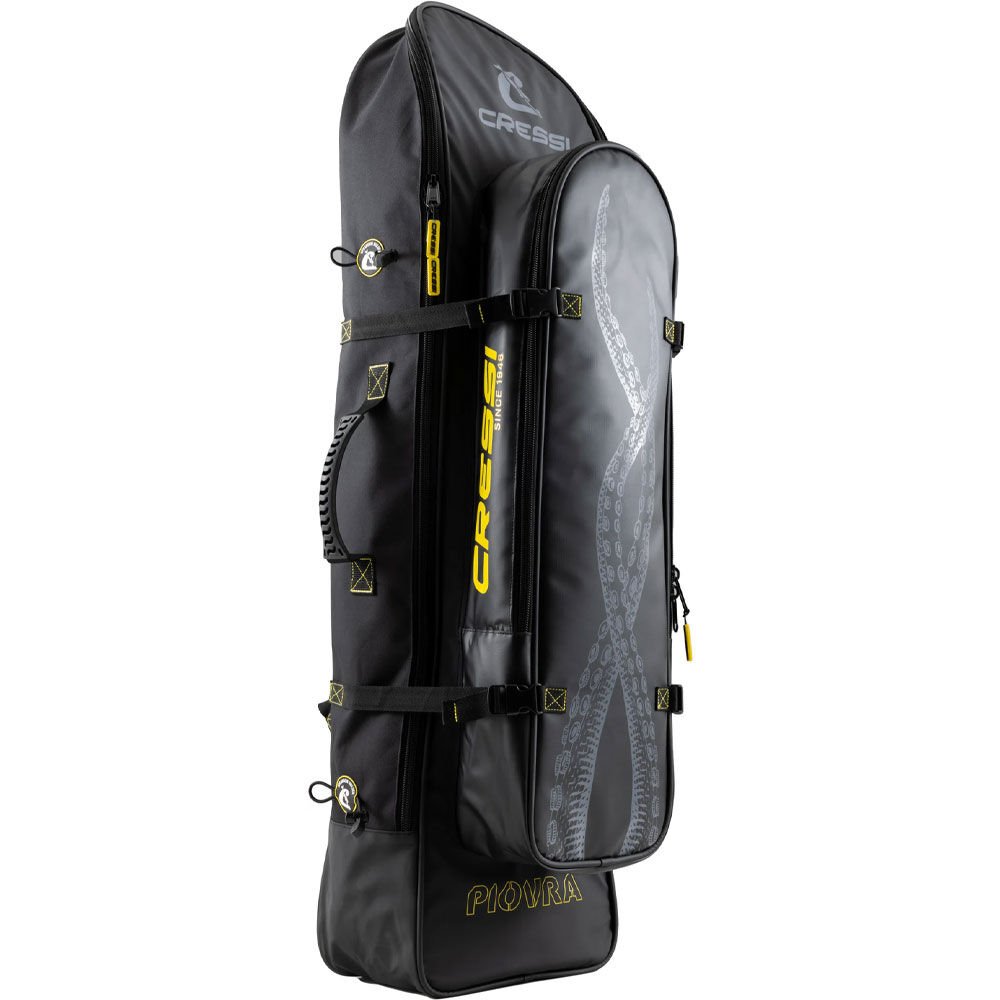 Cressi Piovra Dry Sırt Çantası BLACK - YELLOW - 90L