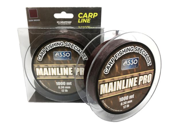 Asso Mainline Pro Special Carp Fishing Line 1.000mt Dark Brown 0.40 mm