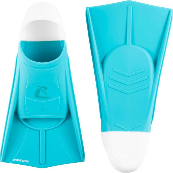 Cressi Vera Yüzme ve Dalış Paleti AQUAMARINE - WHITE - L - 42/44