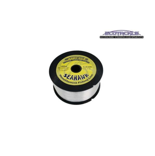 ECOTACKLE  SEAHAWK 1000M, ŞEFFAF 0.40 MM