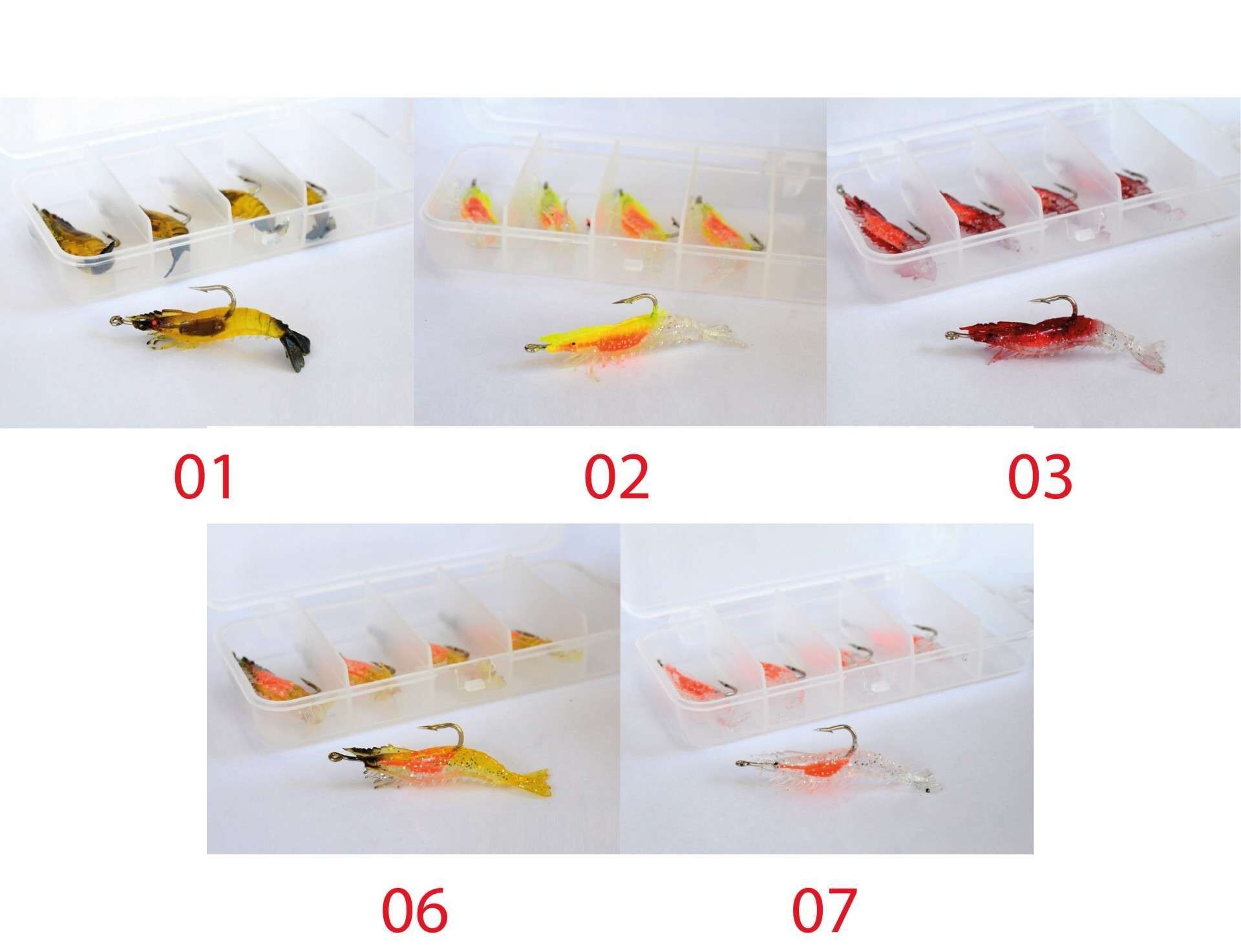 Captain 3062 Silikon Karides 55cm Suni Yem 5li Kutu