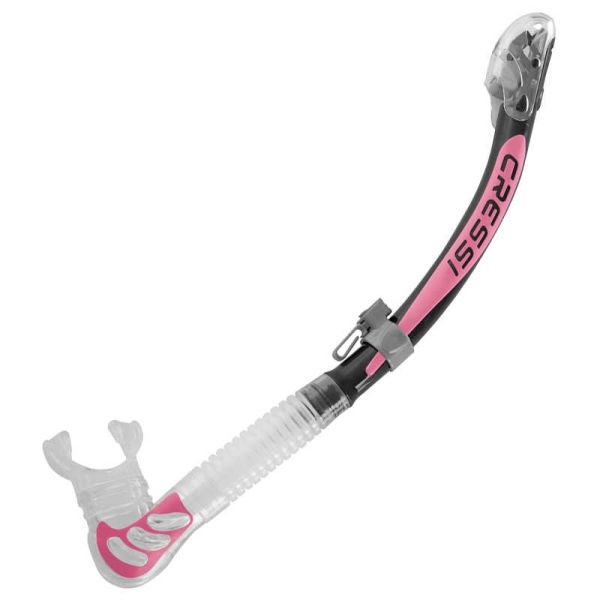 Cressi Alpha Ultra Dry Şnorkel CLEAR-BLACK-PINK