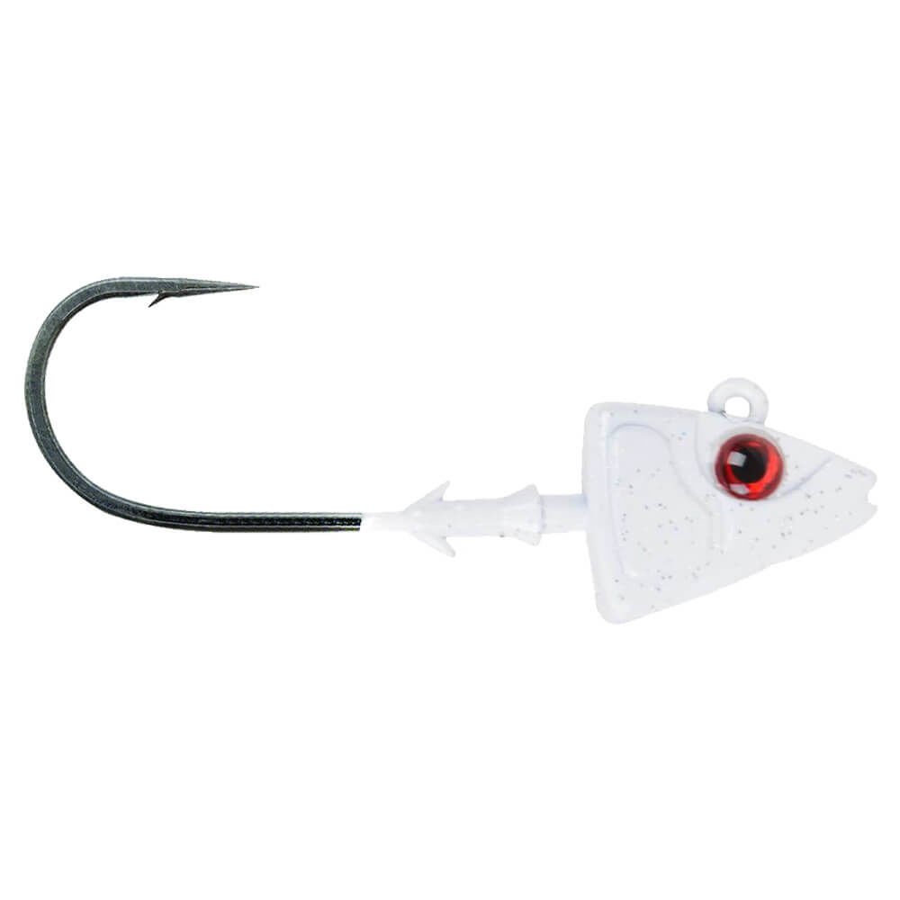 Mustad Sd840 Shad Jig Head WH - WHITE - 3.5GR - 3LU - 1-0