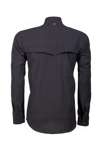 VAV Uzun Kol Gömlek Tactek-01 Siyah - XL