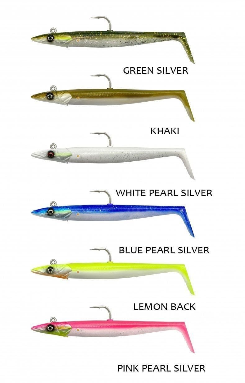 Savage Gear Sandeel V2 14 cm 33 gr 2+1 Blue Pearl Silver