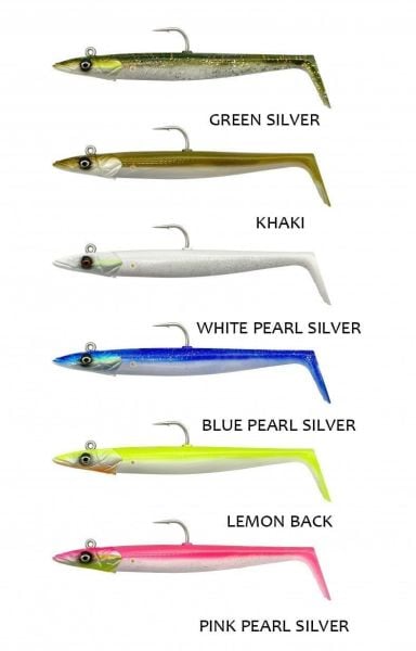 Savage Gear Sandeel V2 14 cm 33 gr 2+1 Blue Pearl Silver