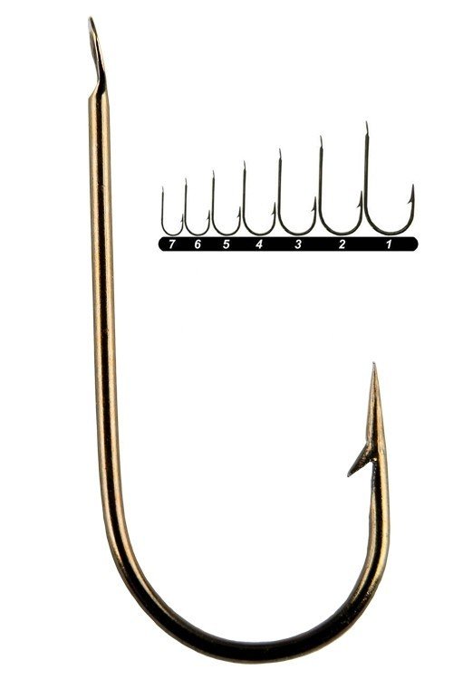 Youvella 1565 Kısa Pala Palet Yem İğnesi 100'lü Kutu Bronz