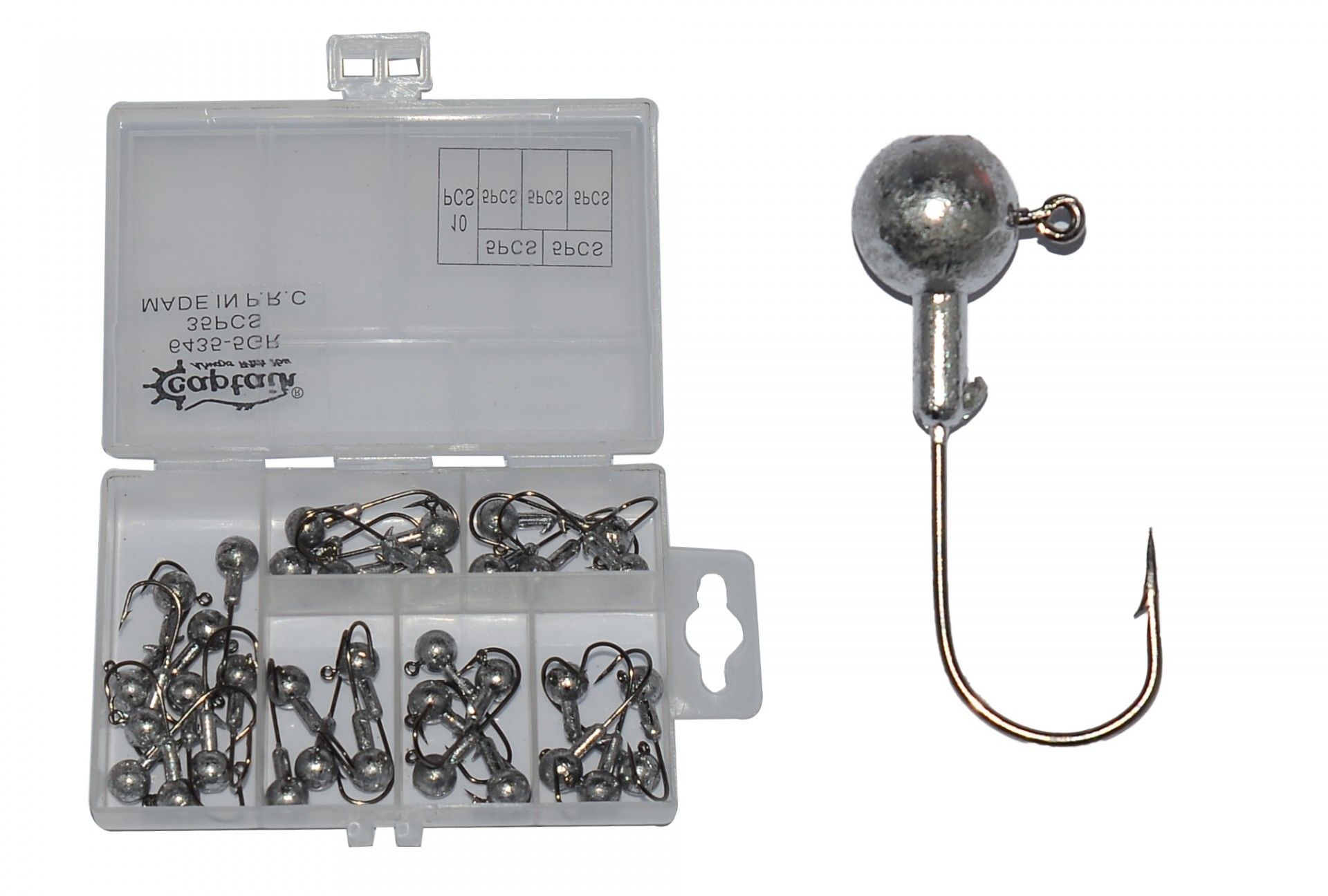 Captain 6435 Compact Eco Kutulu Jig Head Seti 7gr-30Adet