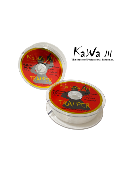 KAWA Trapper 160m Şeffaf Misina 0.45 MM