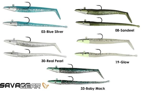Savage gear Sandeel And Slug 10 cm 10 gr 4+2 Adet 03-Blue Silver