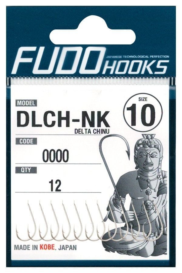 Fudo 0001 Delta Chinu Tırtıklı Pala No:6 Black Nikel İğne 10 Adet