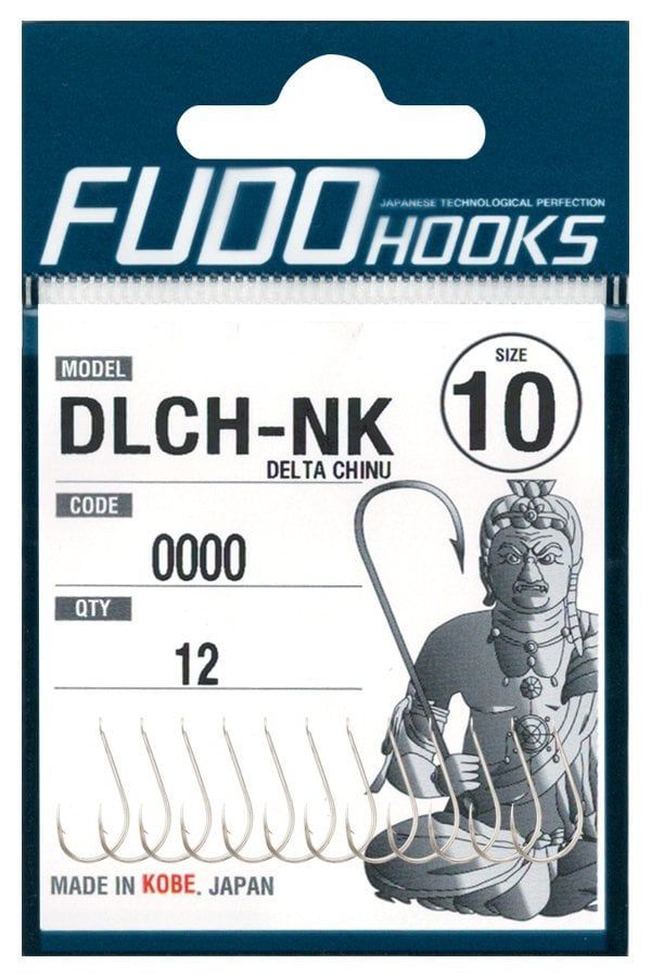 Fudo 0001 Delta Chinu Tırtıklı Pala No:6 Black Nikel İğne 10 Adet