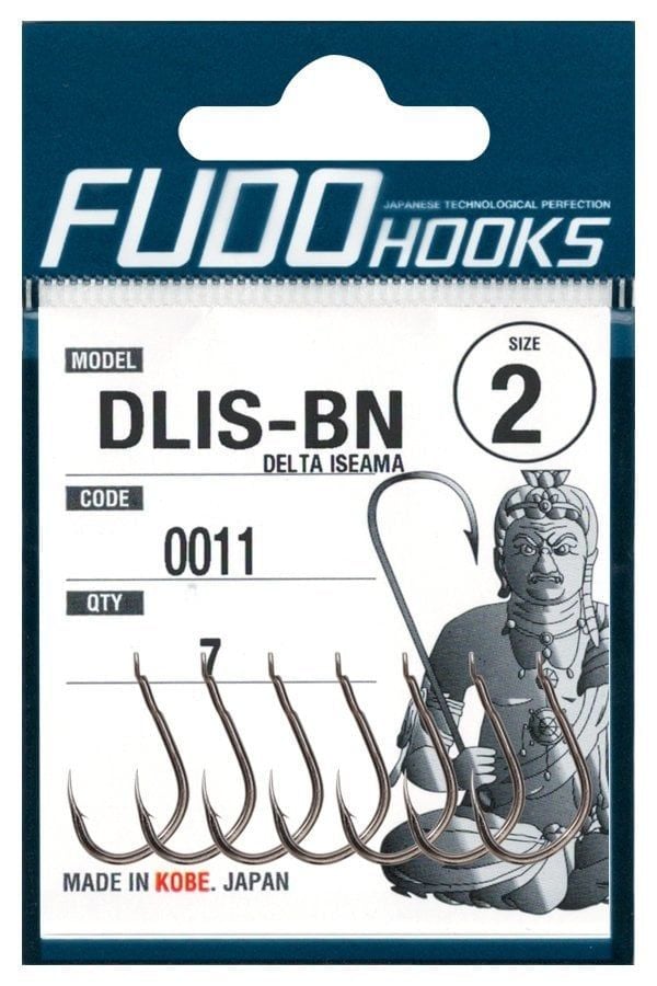 Fudo 0011 Delta Iseama Tırtıklı Pala No:6 Black Nikel İğne 9 Adet