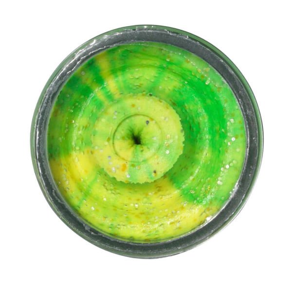 Berkley Powerbait Natural Glitter Trout Bait Fish Pellet Sahte Yem FLUORESCENT GREEN YELLOW