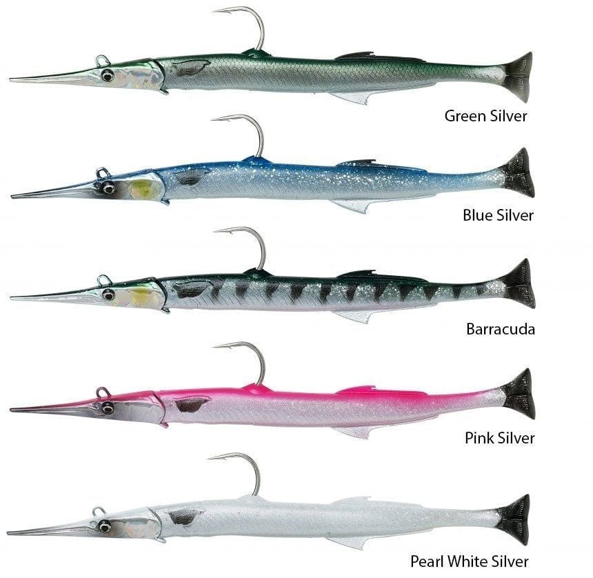 Savage gear Needlefish Pulsetail 2+1 18 cm 26g Sahte Balık Pink Silver
