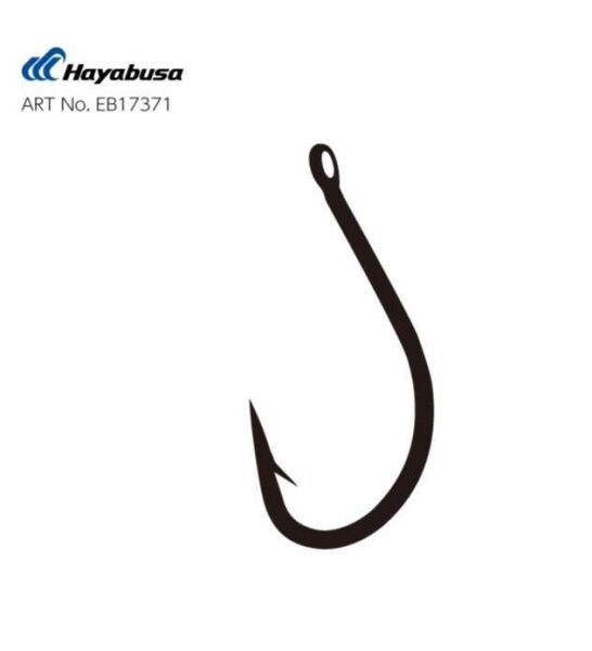 Hayabusa HMRS 173 Delikli Dövme Olta İğnesi 15li Paket Black Nikel