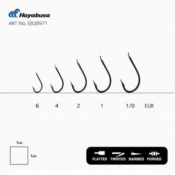 Hayabusa HHBR 289 Kısa Pala Dövme Çupra İğnesi 15li Paket Black Nikel