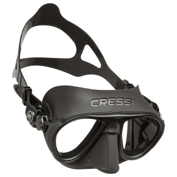Cressi Calibro Dalış Maskesi BLACK-BLACK