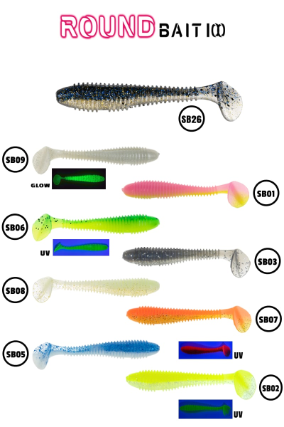 Fujin Round Bait 100mm Silikon Balık SB02