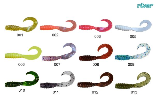 TWISTER TAIL, 6 CM,10P 011