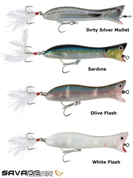 Savage gear Panic Popper 195 19.5cm 111g 06-Olive Flash