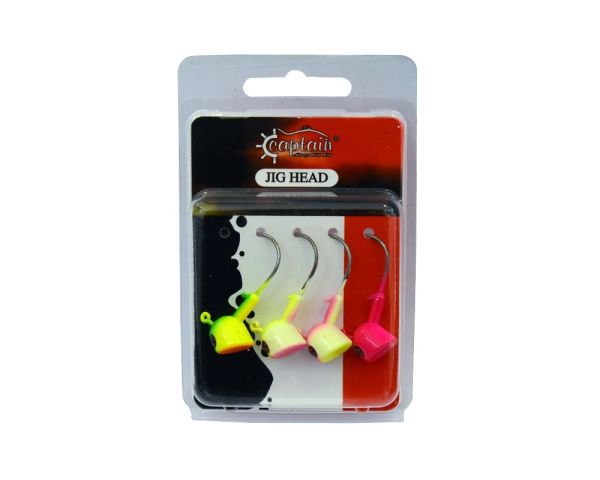 Captain Jig Head Bastet 4'lü Mix Set Kesik Kafa Jig Head 10 gr