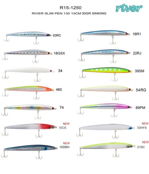 River Slimpen 130S 13Cm 30Gr 18GSX