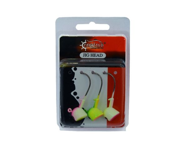 Captain Jig Head Bastet 4'lü Mix Set Kesik Kafa Jig Head 14 gr