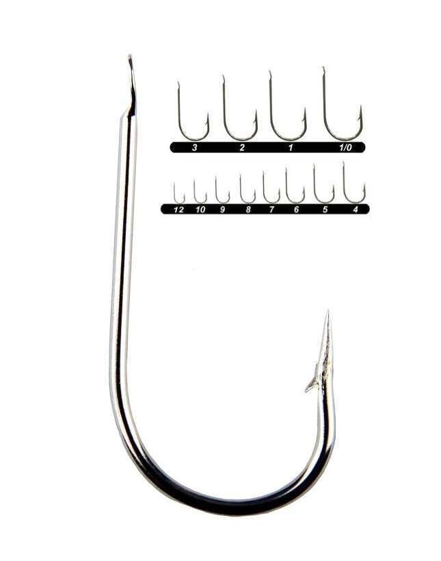 Youvella 1353 Kısa Pala Olta İğnesi 100lü Kutu Nikel