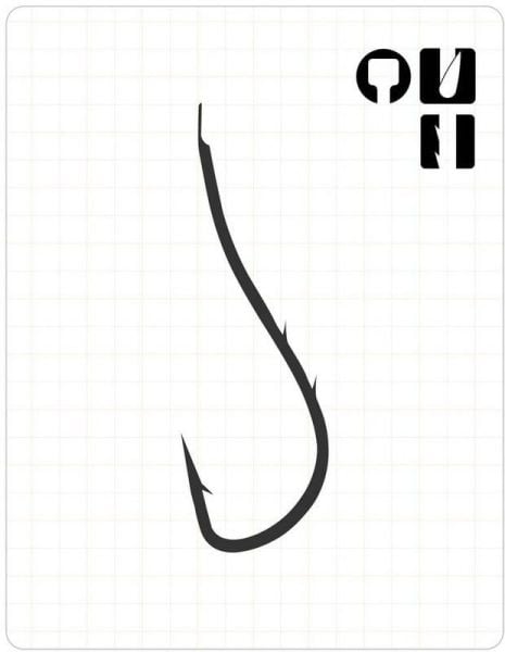 Fudo 2901 Ryusen Çift Tirnak No:4 Black Nikel İğne 12 Adet