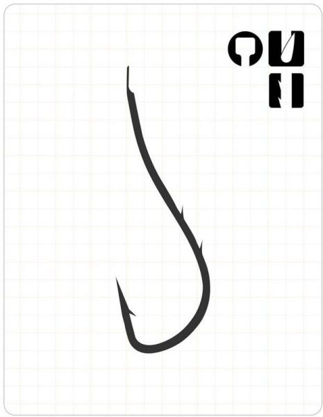 Fudo 2901 Ryusen Çift Tirnak No:4 Black Nikel İğne 12 Adet