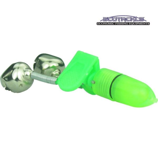 Ecotackle Plastik Maşalı Pilli Çiftli Zil 18mm