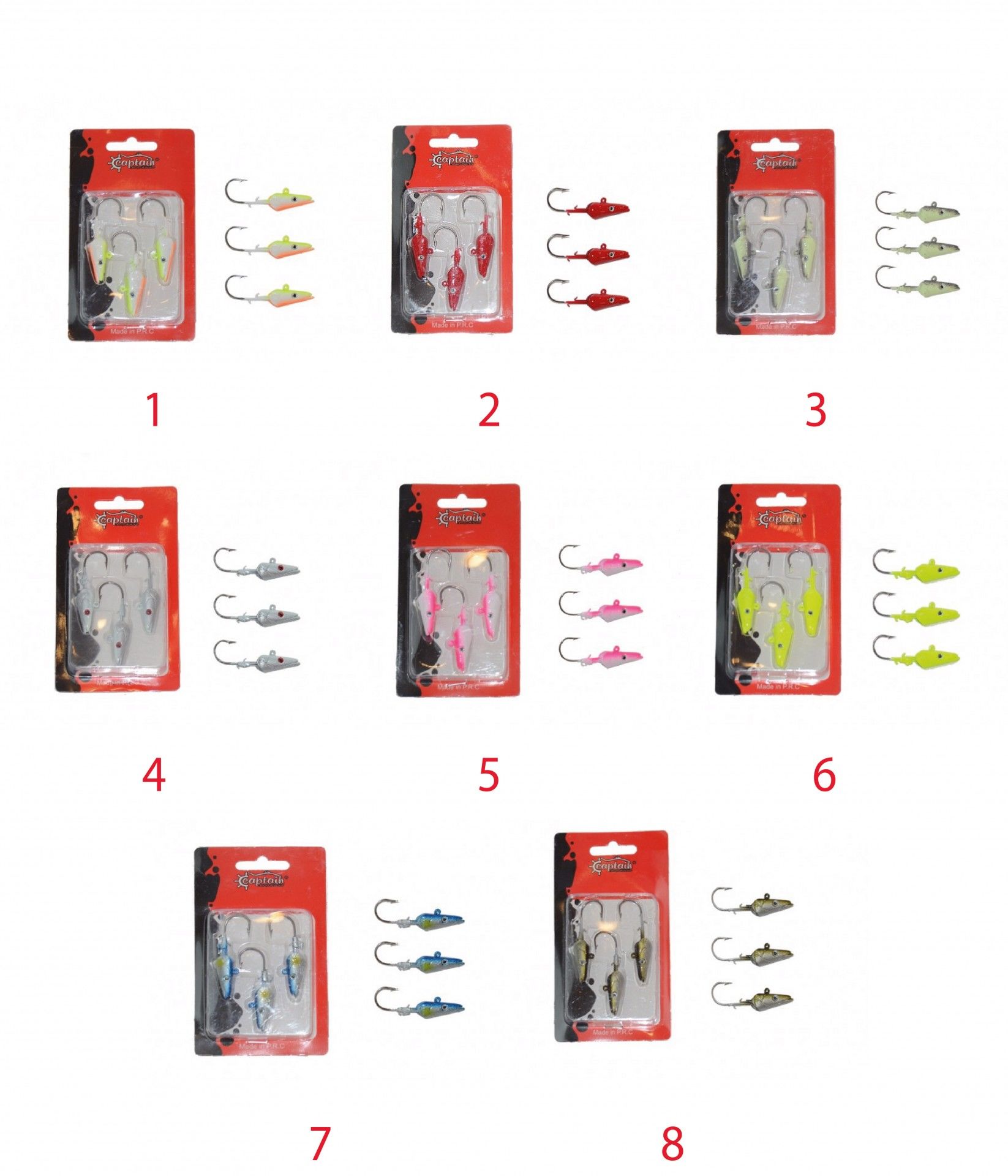 Captain 6457 Jig Head 15gr Ultimate Sardine 3'lü Set 3