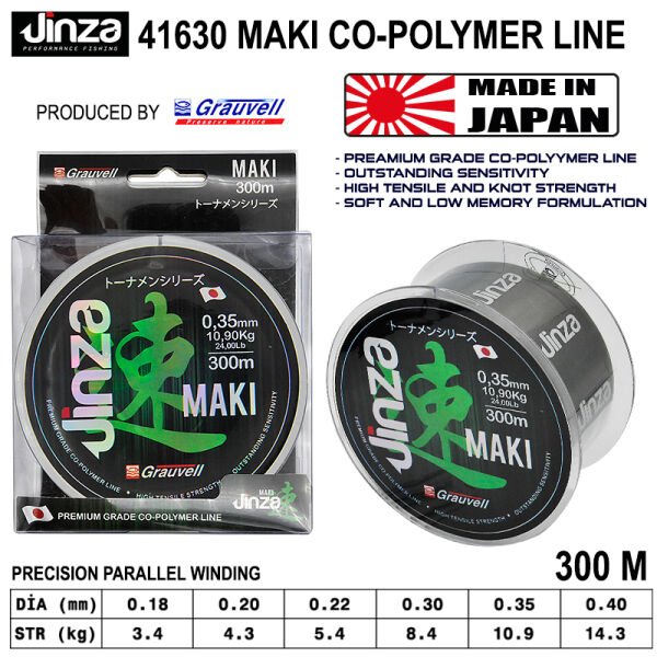 Jinza Maki 300m Monofilament Misina