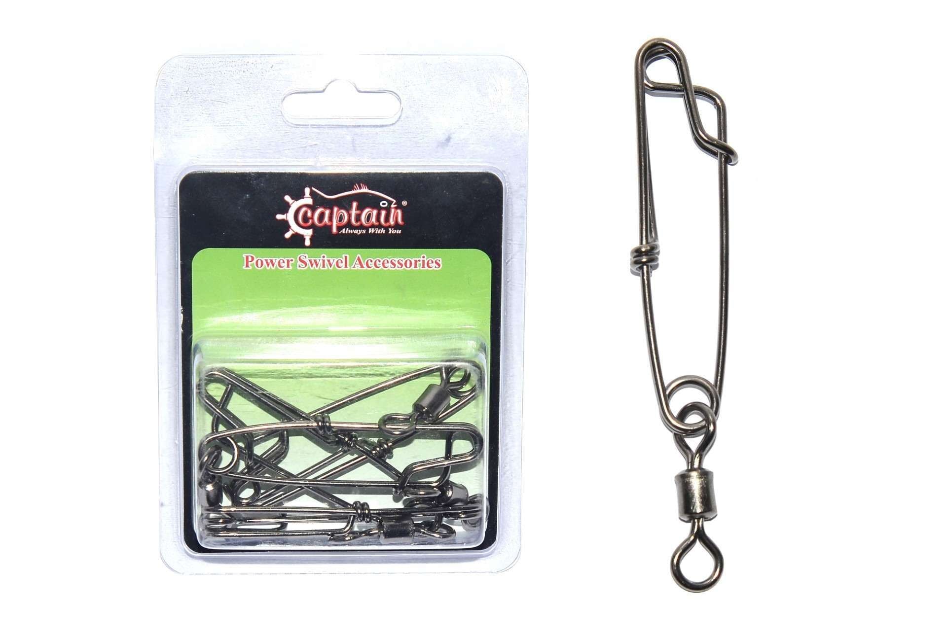 Captain 5155 Karabina Klips 2x80mm 5li Paket Black Nikel